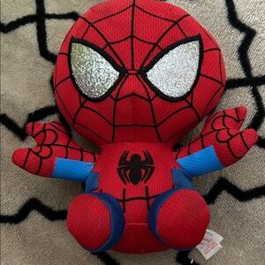 TY Beanie Baby 6" Spider-man Spiderman Marvel Plush Stuffed Animal Toy Preowned
